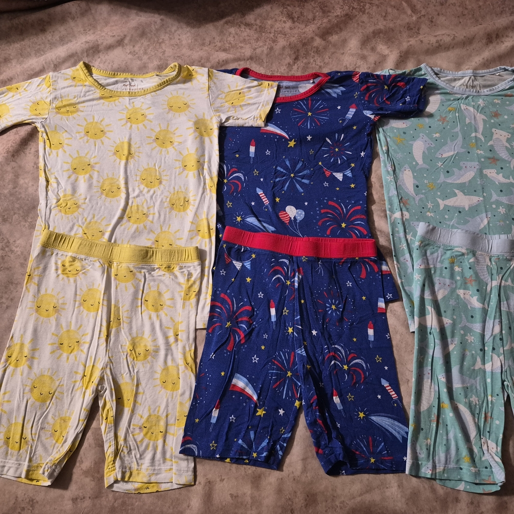 Little Sleepies Kids Pajamas 7/8